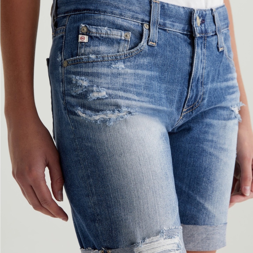 AG Relaxed Skinny Nikki Denim Short